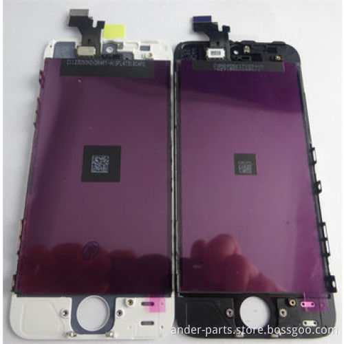 One-stop Supplier LCD Digitizer Assembly for iPhone 5, Multicolor, Brand New, Wholesale